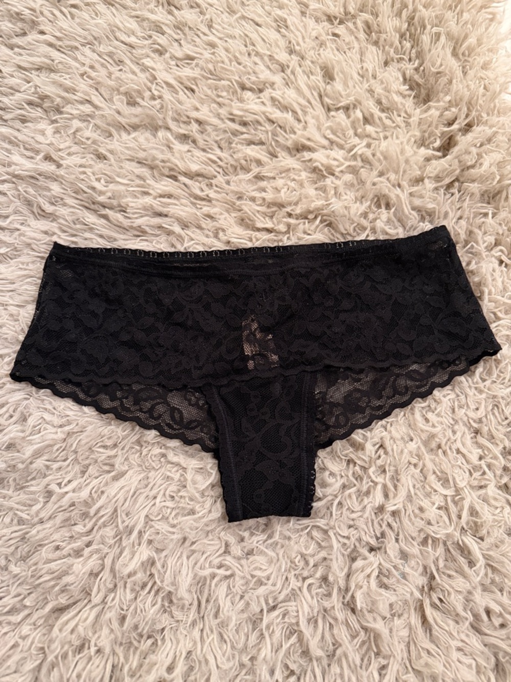 NWT The Lacie Victoria’s Secret Black Lace Panty VTG Y2K XSmall